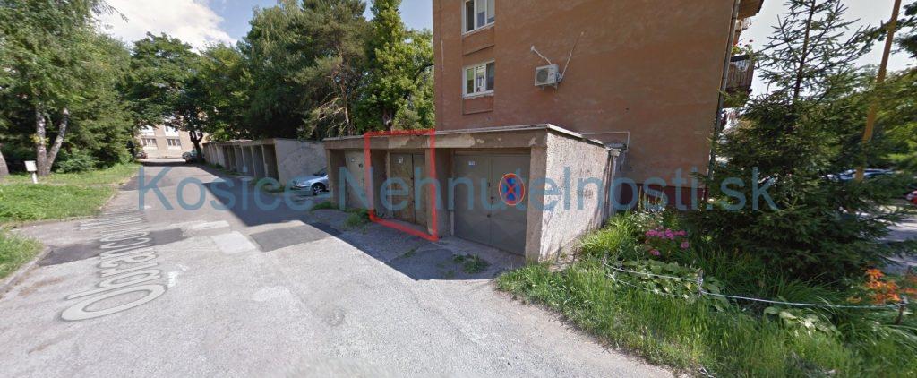 Prenájom garáž 20 m2 Obrancov mieru Košice