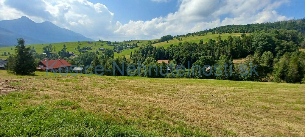 Predaj pozemok Ždiar 1200 m2 stavebná parcela C - intravilán