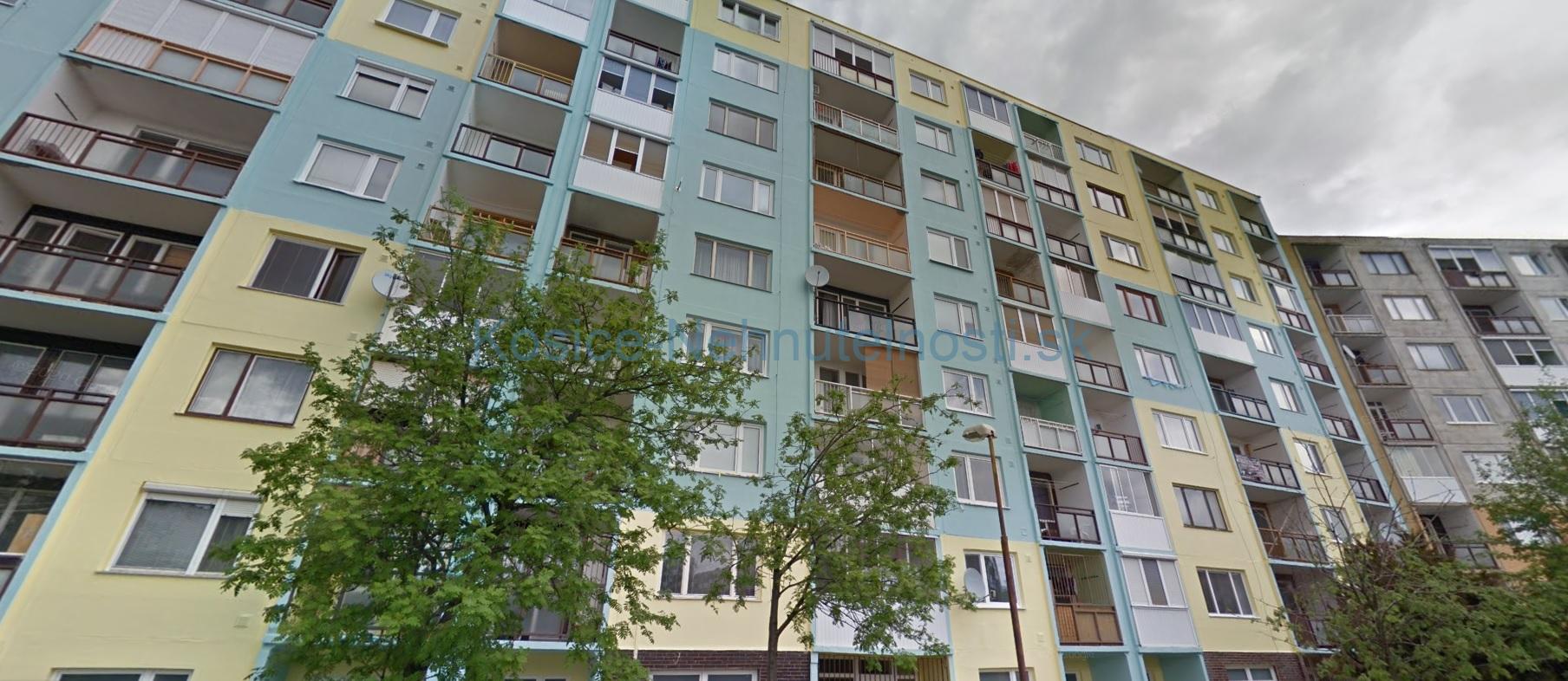 Predaj 1 izb. byt 32 m2 + 4 m lóggia Húskova Košice KVP