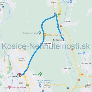 Predaj pozemok 640 m2 Beniakovce - Košice + projekt RD v cene