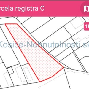 Pozemok Vojčice 1855 m2 tichá lokalita