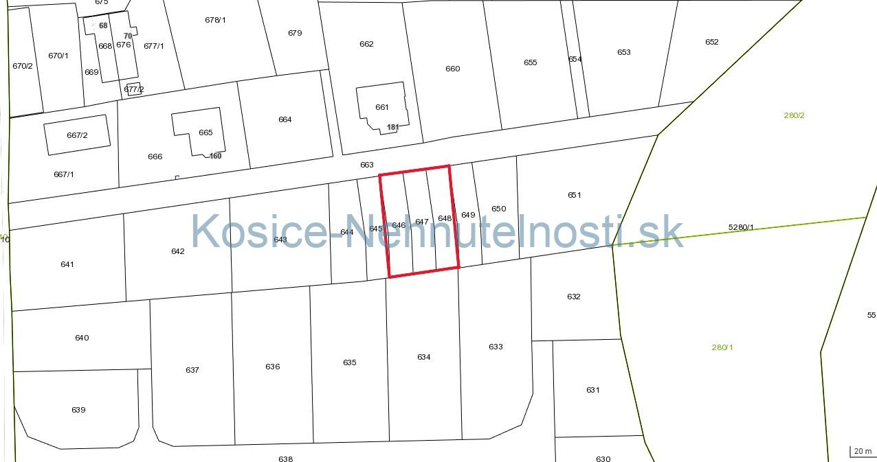 nizna hutka kosice pozemok predaj KE