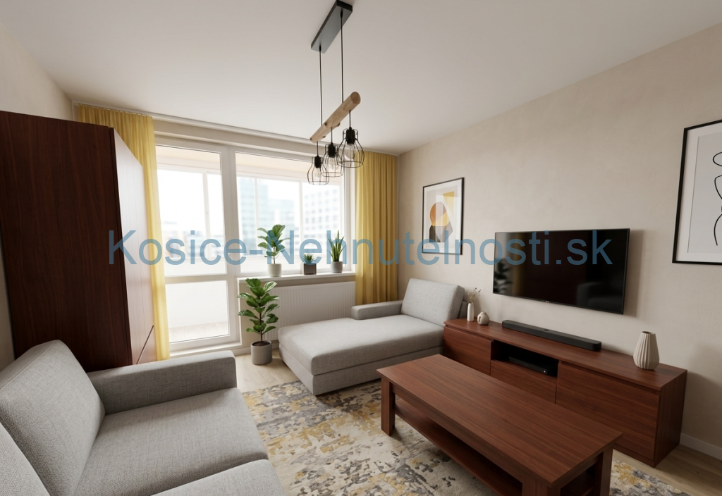 Prenájom 1i. byt 42m2+7m2 lodžia Zimná - Košice Staré Mesto